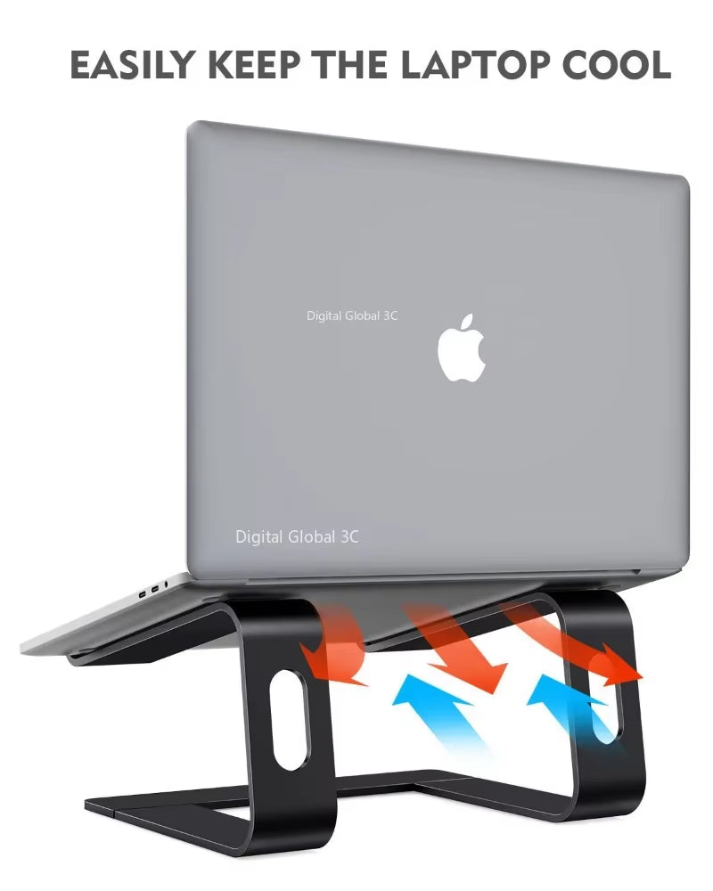 Vertical Laptop Stand Ergonomic Aluminum Laptop Computer Stand Laptop Riser Notebook Holder Stand Macbook Pro Support