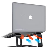 Vertical Laptop Stand Ergonomic Aluminum Laptop Computer Stand Laptop Riser Notebook Holder Stand Macbook Pro Support