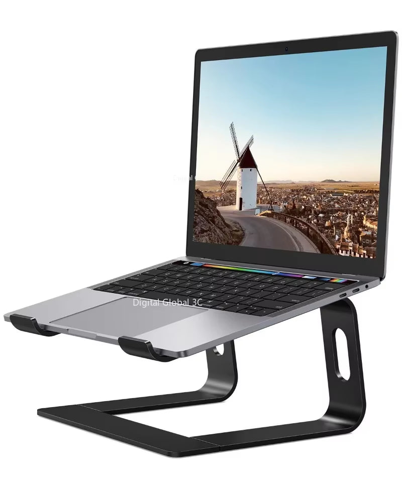 Vertical Laptop Stand Ergonomic Aluminum Laptop Computer Stand Laptop Riser Notebook Holder Stand Macbook Pro Support